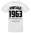 Men's T-Shirt Vintage 1963 and still looking good White фото