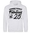 Men`s hoodie Looking totally Fabulous at 25 sport-grey фото