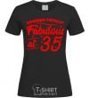 Women's T-shirt Looking totally Fabulous at 35 black фото