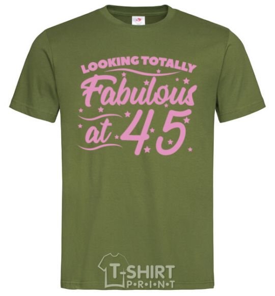 Men's T-Shirt Looking totally Fabulous at 45 millennial-khaki фото