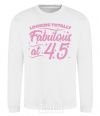 Sweatshirt Looking totally Fabulous at 45 White фото