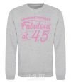 Sweatshirt Looking totally Fabulous at 45 sport-grey фото