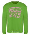 Sweatshirt Looking totally Fabulous at 45 orchid-green фото