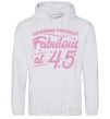 Men`s hoodie Looking totally Fabulous at 45 sport-grey фото