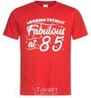 Men's T-Shirt Looking totally Fabulous at 85 red фото