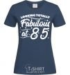 Women's T-shirt Looking totally Fabulous at 85 navy-blue фото