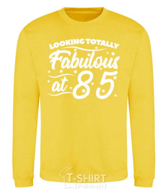 Sweatshirt Looking totally Fabulous at 85 yellow фото