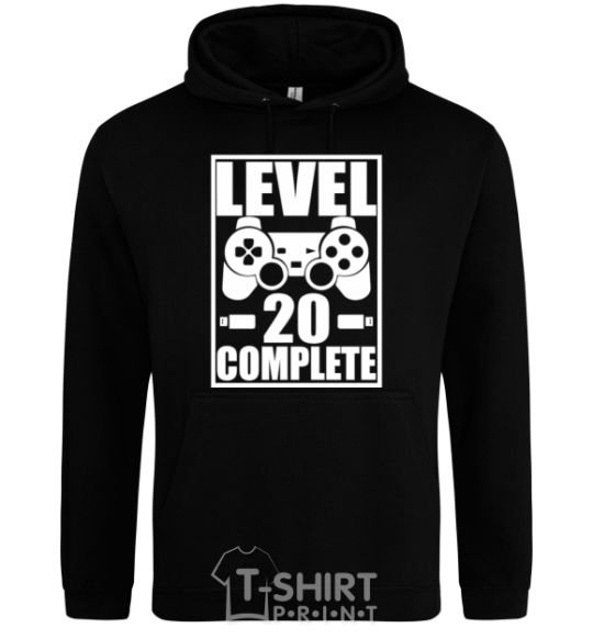 Men`s hoodie Level 20 complete black фото