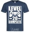 Мужская футболка Level 20 complete Темно-синий фото