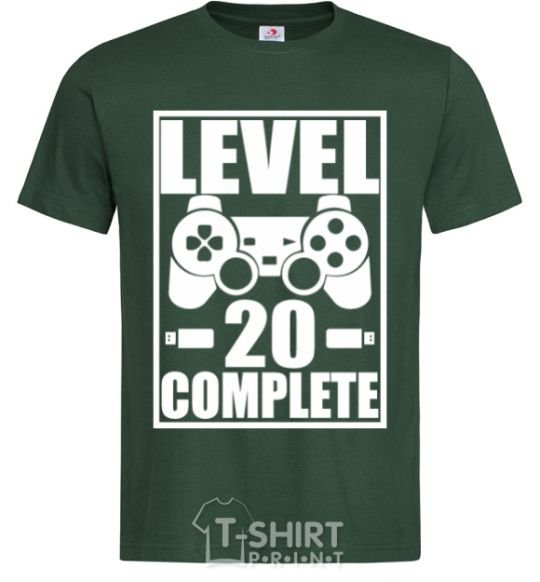 Мужская футболка Level 20 complete Темно-зеленый фото