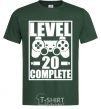 Мужская футболка Level 20 complete Темно-зеленый фото