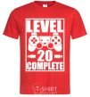 Men's T-Shirt Level 20 complete red фото