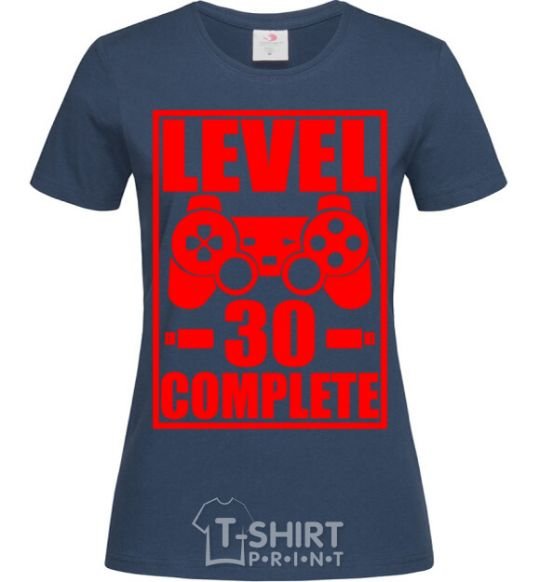 Women's T-shirt Level 30 complete с джойстиком navy-blue фото