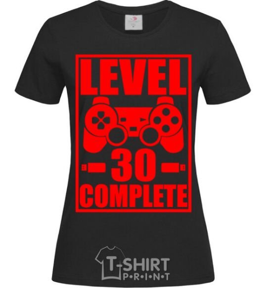 Women's T-shirt Level 30 complete с джойстиком black фото