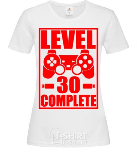 Women's T-shirt Level 30 complete с джойстиком White фото