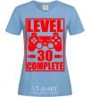 Women's T-shirt Level 30 complete с джойстиком sky-blue фото