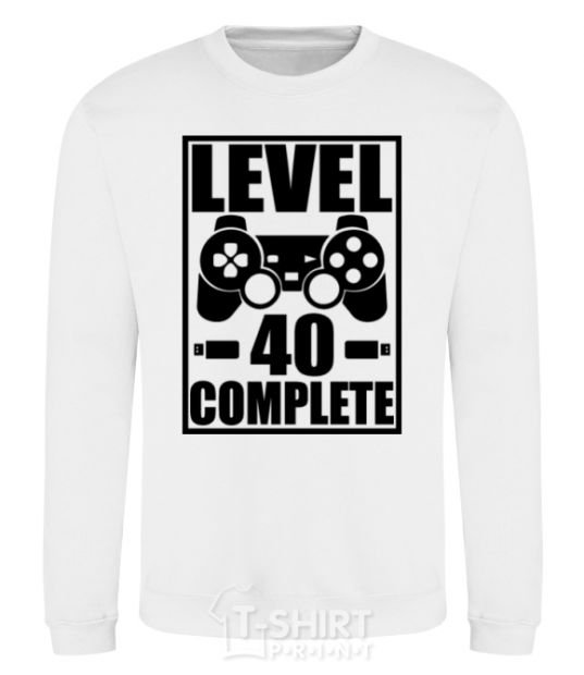 Sweatshirt Game Level 40 complete White фото