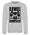 Sweatshirt Game Level 40 complete sport-grey фото