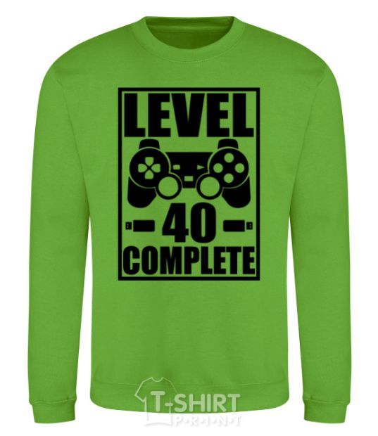 Sweatshirt Game Level 40 complete orchid-green фото