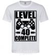 Men's T-Shirt Game Level 40 complete White фото