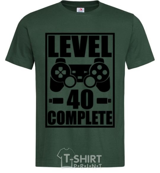 Men's T-Shirt Game Level 40 complete bottle-green фото