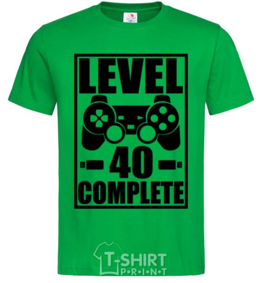 Men's T-Shirt Game Level 40 complete kelly-green фото
