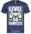 Мужская футболка Level 50 complete Game Темно-синий фото