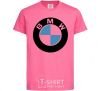 Детская футболка Logo BMW Ярко-розовый фото