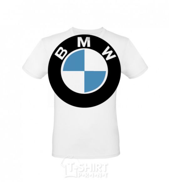 Men's T-Shirt Logo BMW White фото