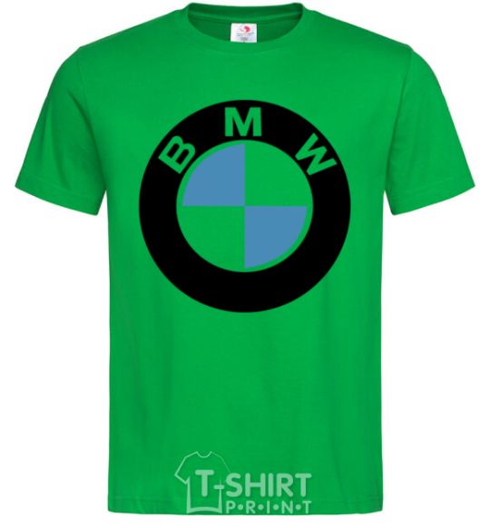 Мужская футболка Logo BMW Зеленый фото