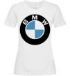 Women's T-shirt Logo BMW White фото