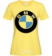 Women's T-shirt Logo BMW cornsilk фото