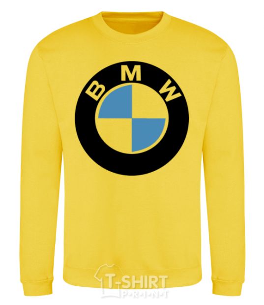 Sweatshirt Logo BMW yellow фото