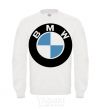 Sweatshirt Logo BMW White фото