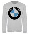 Свитшот Logo BMW Серый меланж фото