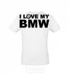 Мужская футболка I love my BMW logo Белый фото