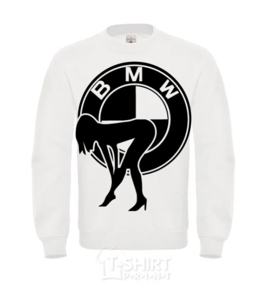 Sweatshirt BMW girl White фото