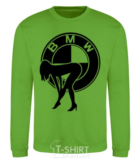 Sweatshirt BMW girl orchid-green фото