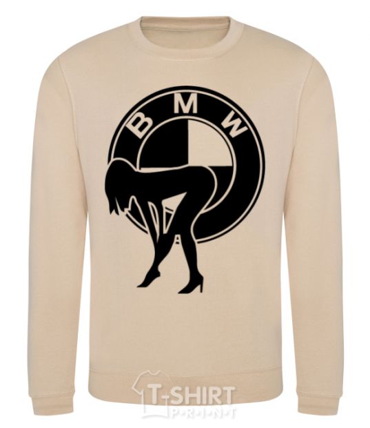 Sweatshirt BMW girl sand фото