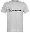 Men's T-Shirt Honda logo grey фото