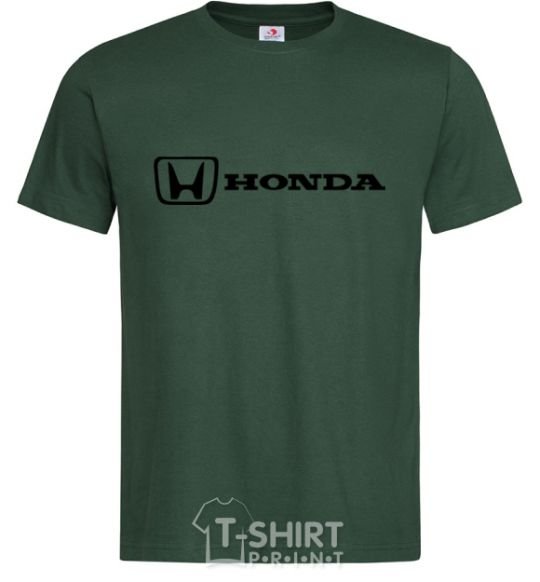 Men's T-Shirt Honda logo bottle-green фото