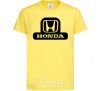 Детская футболка Лого Honda Лимонный фото