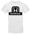 Men's T-Shirt Honda's logo White фото