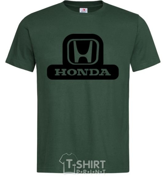 Men's T-Shirt Honda's logo bottle-green фото