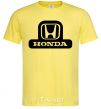 Men's T-Shirt Honda's logo cornsilk фото