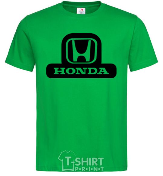 Men's T-Shirt Honda's logo kelly-green фото