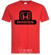 Men's T-Shirt Honda's logo red фото