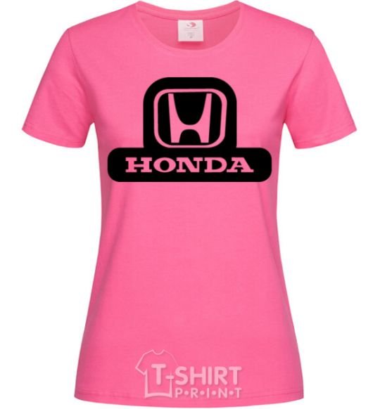 Women's T-shirt Honda's logo heliconia фото