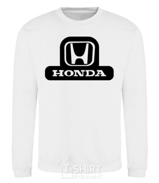 Sweatshirt Honda's logo White фото