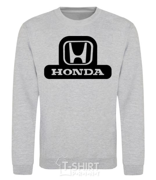 Sweatshirt Honda's logo sport-grey фото